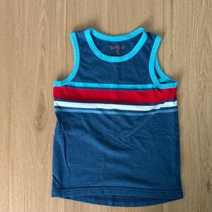 Cat & Jack Kids' Blue and Red Tank Top